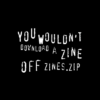 Holographic Zines.Zip Sticker
