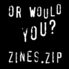 Holographic Zines.Zip Sticker